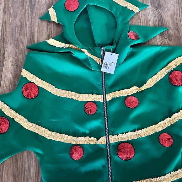 Adult Christmas Tree Costume jumper Large - Picture 3 of 5